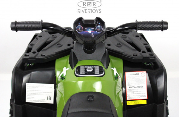 Изображение товара Детский квадроцикл RiverToys T001TT 4WD (зеленый)
