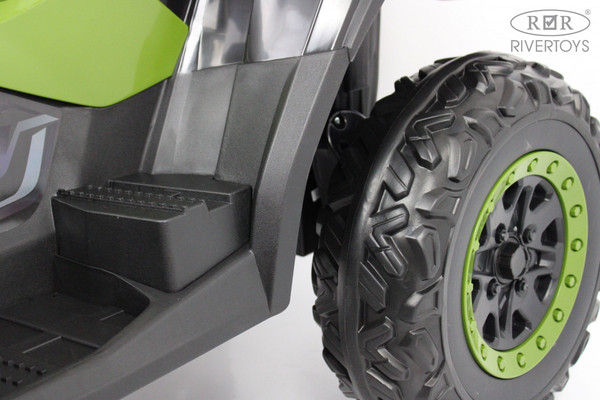Изображение товара Детский квадроцикл RiverToys T001TT 4WD (зеленый)