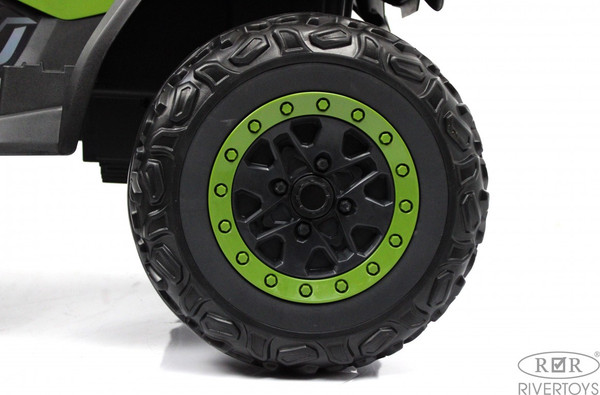 Изображение товара Детский квадроцикл RiverToys T001TT 4WD (зеленый)