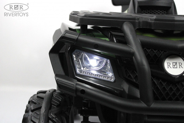 Изображение товара Детский квадроцикл RiverToys T001TT 4WD (зеленый)