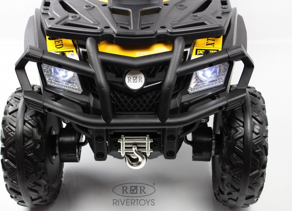 Изображение товара Детский квадроцикл RiverToys T001TT 4WD (желтый)