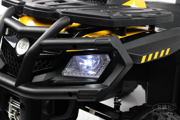 Изображение товара Детский квадроцикл RiverToys T001TT 4WD (желтый)