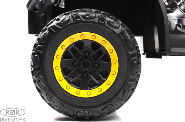 Изображение товара Детский квадроцикл RiverToys T001TT 4WD (желтый)