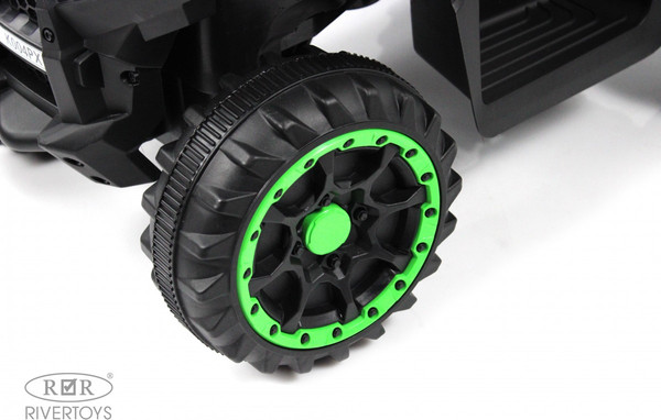 Изображение товара Детский квадроцикл RiverToys K004PX (зеленый)