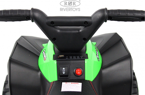 Изображение товара Детский квадроцикл RiverToys K004PX (зеленый)