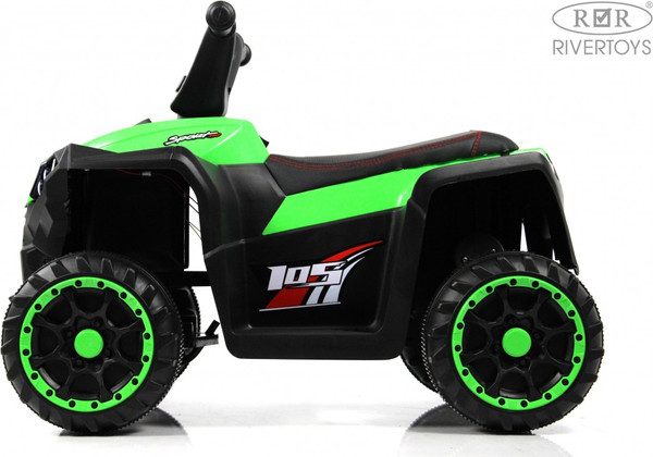 Изображение товара Детский квадроцикл RiverToys K004PX (зеленый)