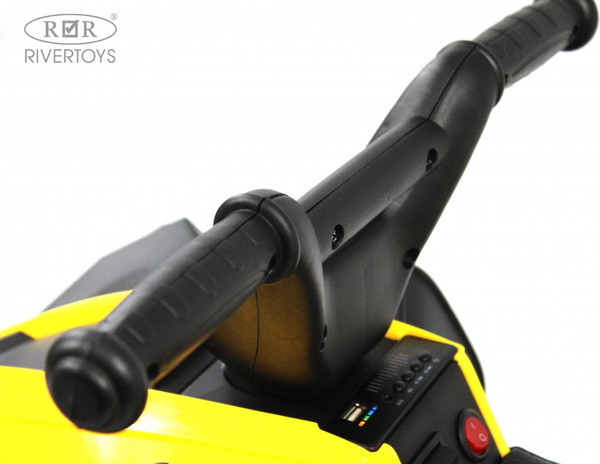 Изображение товара Детский квадроцикл RiverToys K004PX (желтый)