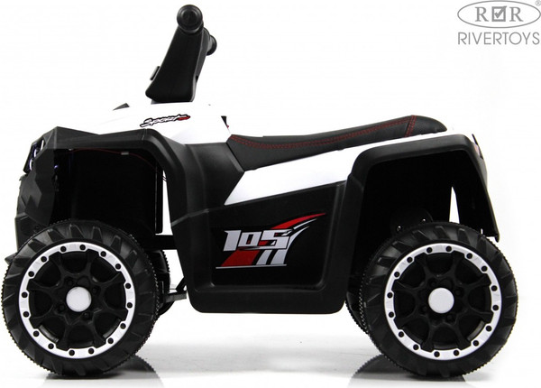 Изображение товара Детский квадроцикл RiverToys K004PX (белый)