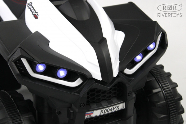 Изображение товара Детский квадроцикл RiverToys K004PX (белый)