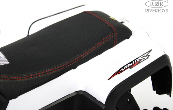 Изображение товара Детский квадроцикл RiverToys K004PX (белый)