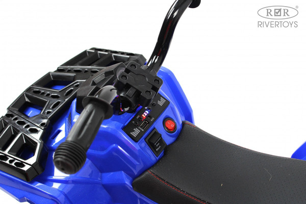 Изображение товара Детский квадроцикл RiverToys L222LL (синий)