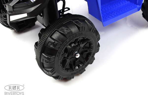 Изображение товара Детский квадроцикл RiverToys L222LL (синий)