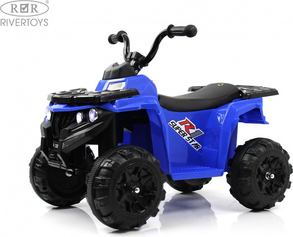 Изображение товара Детский квадроцикл RiverToys L222LL (синий)
