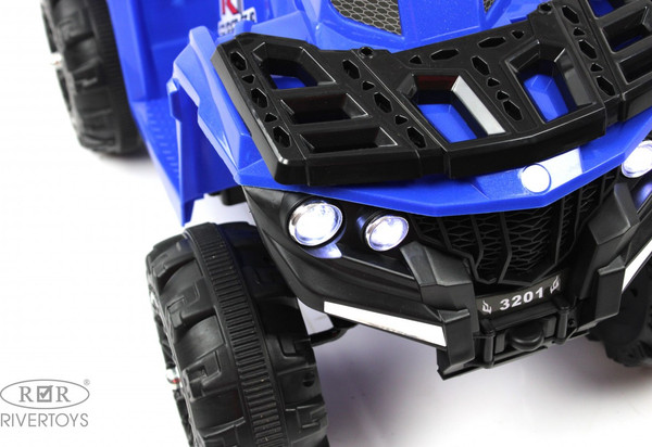 Изображение товара Детский квадроцикл RiverToys L222LL (синий)