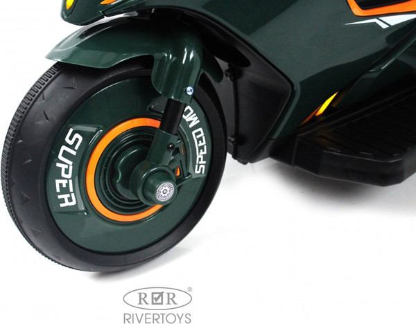 Изображение товара Детский мотоцикл RiverToys G004GG (зеленый)