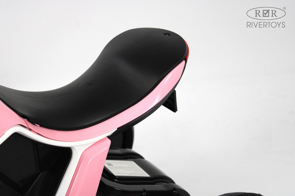 Изображение товара Детский мотоцикл RiverToys G004GG (розовый)