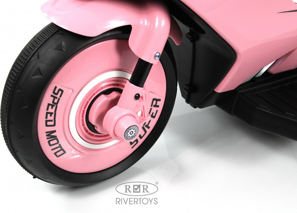 Изображение товара Детский мотоцикл RiverToys G004GG (розовый)