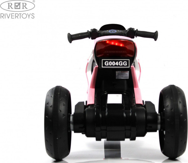 Изображение товара Детский мотоцикл RiverToys G004GG (розовый)