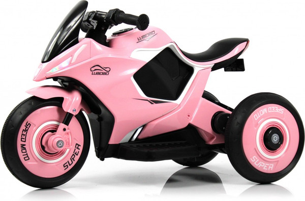 Изображение товара Детский мотоцикл RiverToys G004GG (розовый)