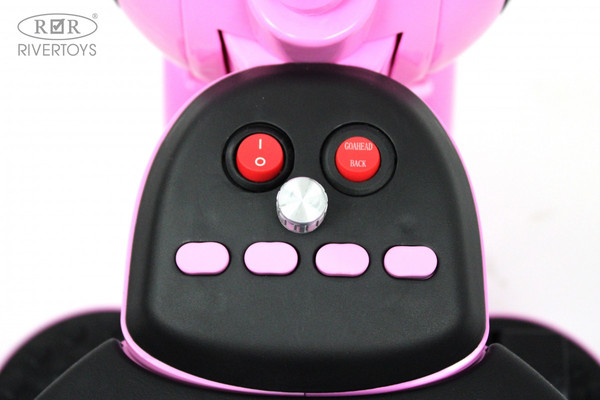 Изображение товара Детский мотоцикл RiverToys HL300 (розовый)