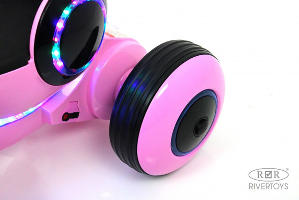 Изображение товара Детский мотоцикл RiverToys HL300 (розовый)