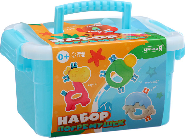 Изображение товара Набор погремушек Крошка Я Соединялки / 10450919 (6шт)