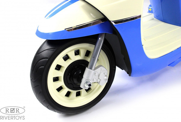 Изображение товара Детский мотоцикл RiverToys Z222ZZ (голубой)