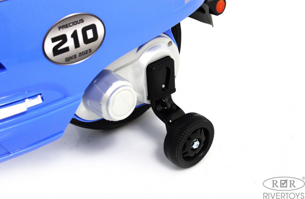 Изображение товара Детский мотоцикл RiverToys Z222ZZ (голубой)