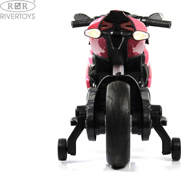 Изображение товара Детский мотоцикл RiverToys X003XX (розовый глянец)