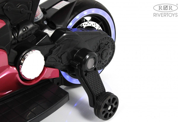 Изображение товара Детский мотоцикл RiverToys X003XX (розовый глянец)