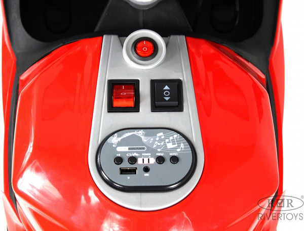 Изображение товара Детский мотоцикл RiverToys C005MC (красный)