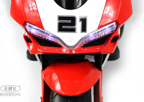 Изображение товара Детский мотоцикл RiverToys C005MC (красный)