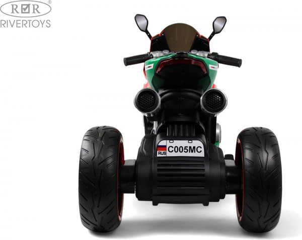 Изображение товара Детский мотоцикл RiverToys C005MC (красный)