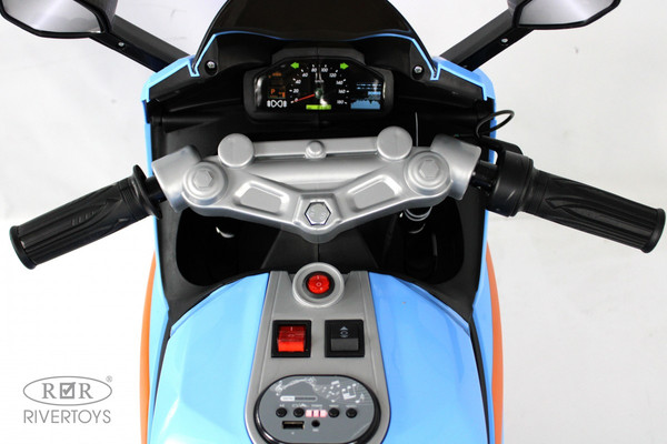 Изображение товара Детский мотоцикл RiverToys C005MC (синий)