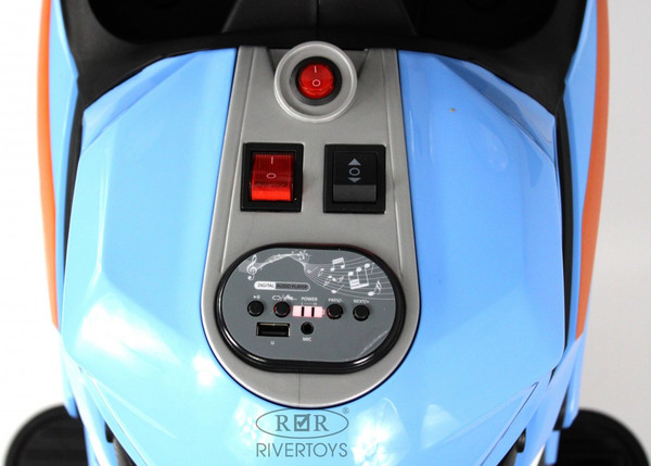 Изображение товара Детский мотоцикл RiverToys C005MC (синий)