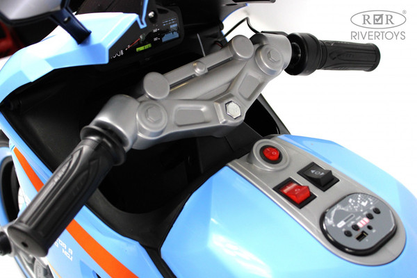 Изображение товара Детский мотоцикл RiverToys C005MC (синий)