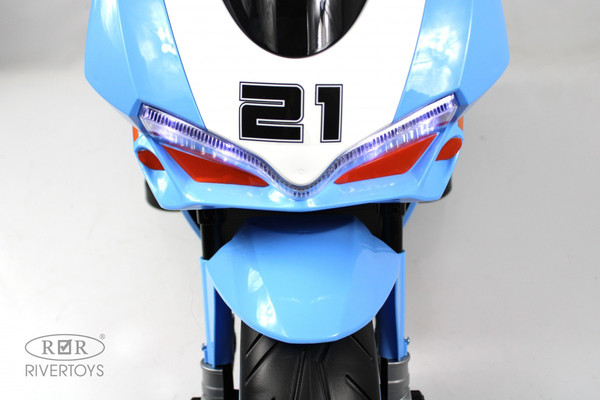 Изображение товара Детский мотоцикл RiverToys C005MC (синий)