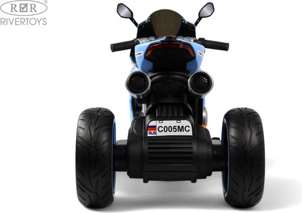 Изображение товара Детский мотоцикл RiverToys C005MC (синий)