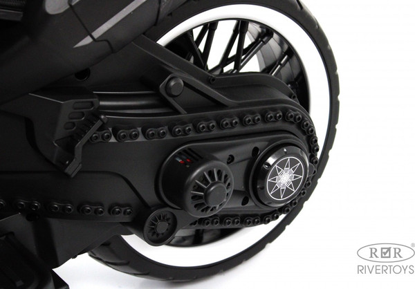 Изображение товара Детский мотоцикл RiverToys М009БХ (серый)