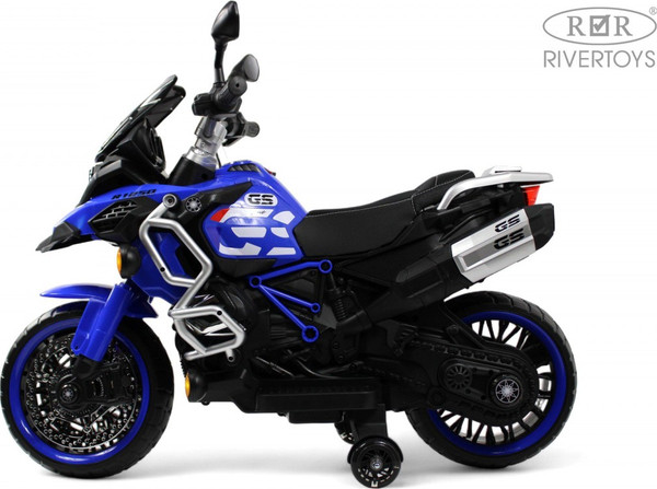 Изображение товара Детский мотоцикл RiverToys М009БХ (синий)