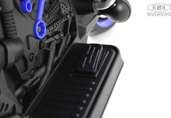 Изображение товара Детский мотоцикл RiverToys М009БХ (синий)