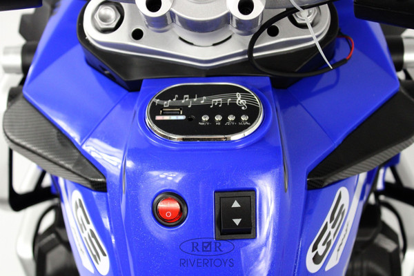 Изображение товара Детский мотоцикл RiverToys М009БХ (синий)