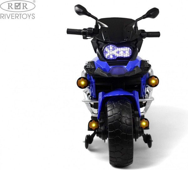 Изображение товара Детский мотоцикл RiverToys М009БХ (синий)
