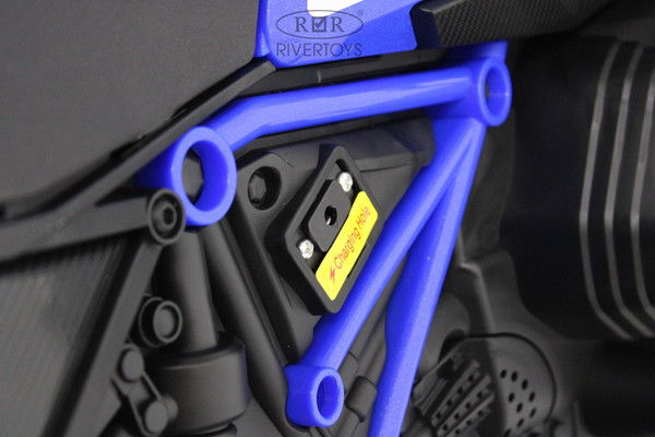 Изображение товара Детский мотоцикл RiverToys М009БХ (синий)