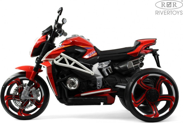 Изображение товара Детский мотоцикл RiverToys C111MC (красный)