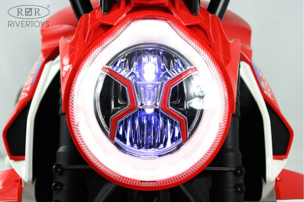 Изображение товара Детский мотоцикл RiverToys C111MC (красный)