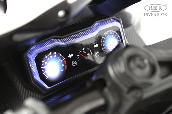 Изображение товара Детский мотоцикл RiverToys М777БХ (белый)