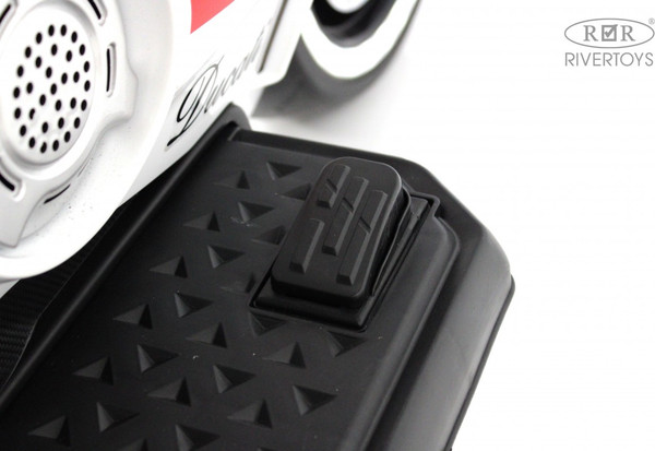 Изображение товара Детский мотоцикл RiverToys М777БХ (белый)