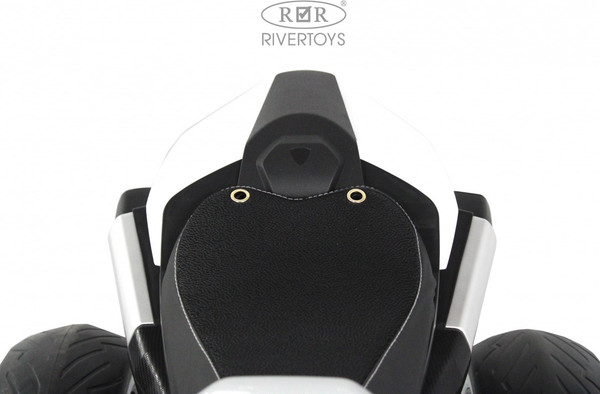 Изображение товара Детский мотоцикл RiverToys М777БХ (белый)