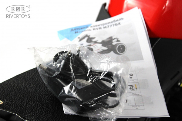 Изображение товара Детский мотоцикл RiverToys М777БХ (белый)